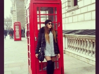 London - Telephone booth - photo cp