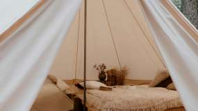 Glamping: fotografía del estudio Cottonbro de Pexels.com