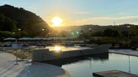 Parco delle Terme di Agnano al Tramonto