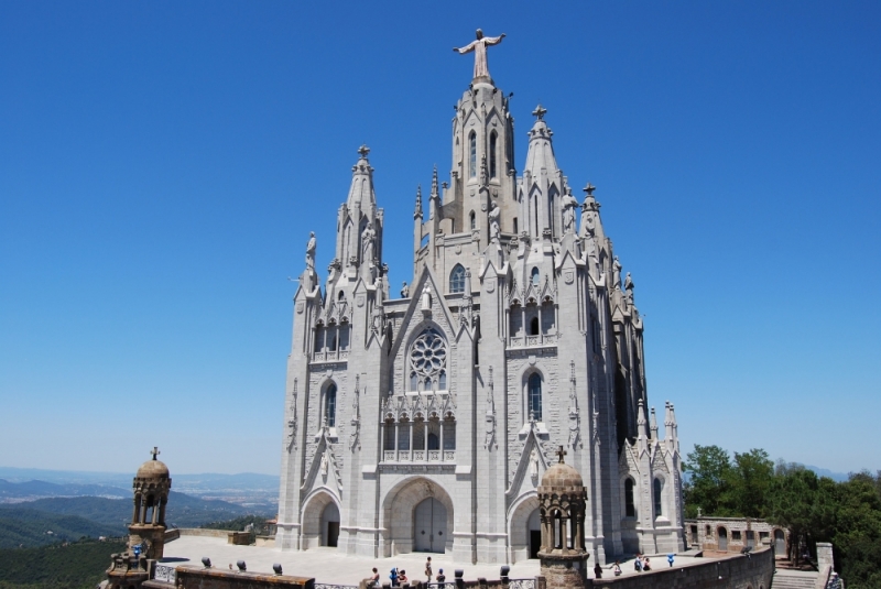Santuario del Sacro Cuore - Tibidabo Barcellona - Foto di Miguel Angel Romero da Pixabay 